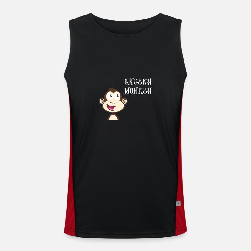 Cheeky Monkey Débardeur respirant contrasté Homme 