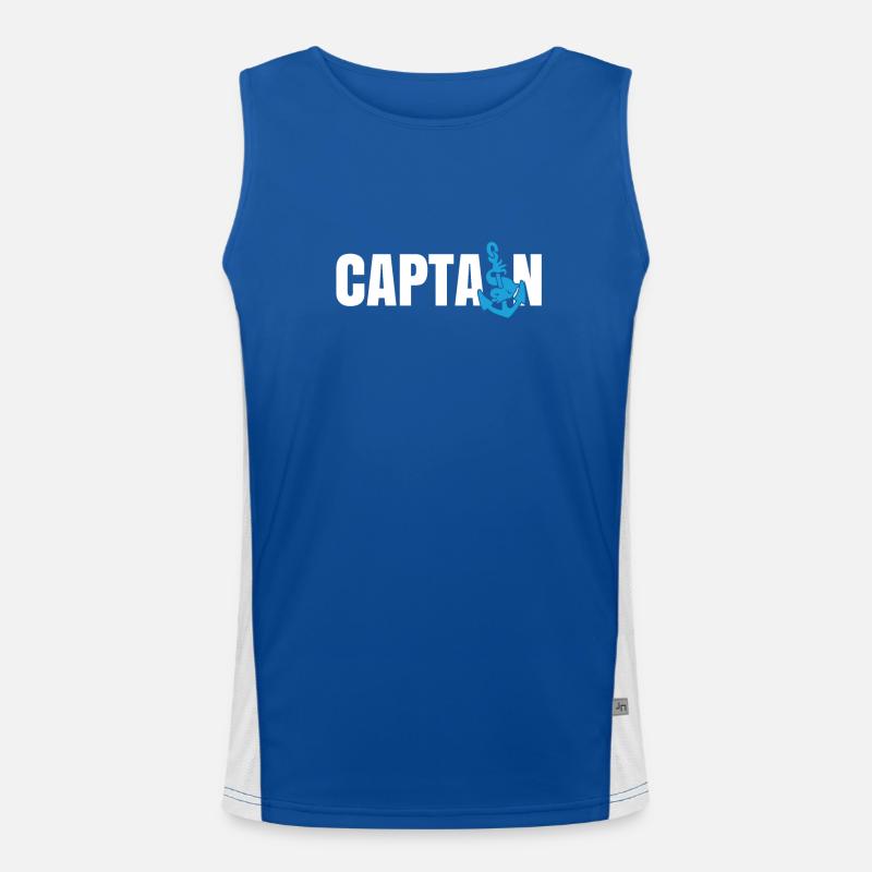 Captain Men's Functional Contrast Tank Top 