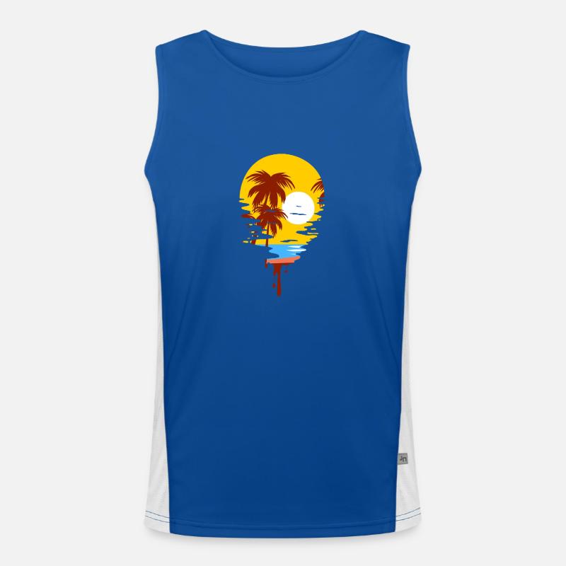 Sunset Men's Functional Contrast Tank Top 