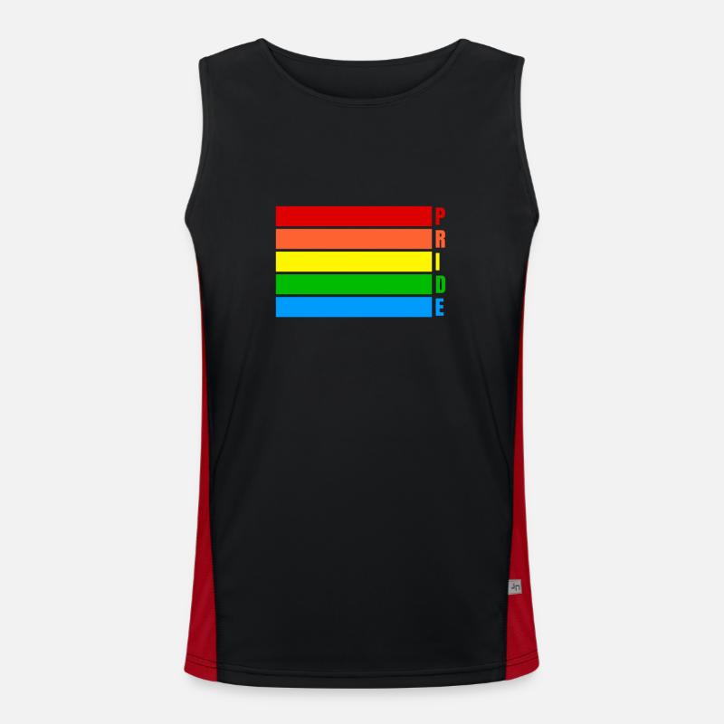 Pride Men's Functional Contrast Tank Top 
