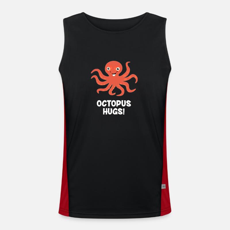 Squid hug Men's Functional Contrast Tank Top 