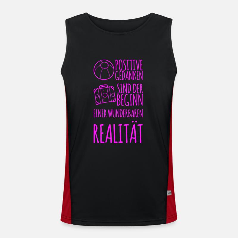 Mindset Funktionelles Kontrast-Tank Top für Männer 