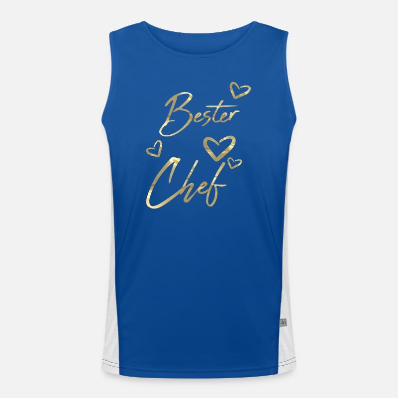 Best Chef Men's Functional Contrast Tank Top 