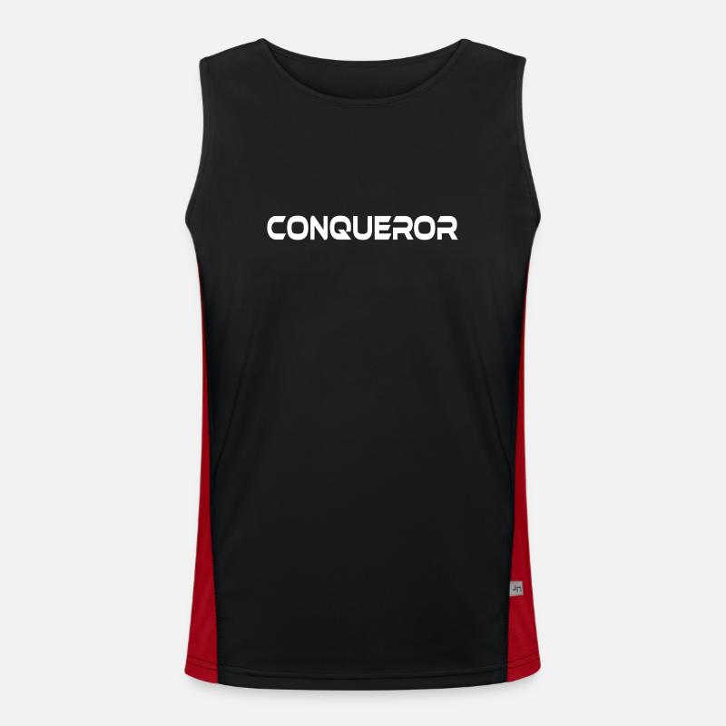 CONQUEROR Funktionelles Kontrast-Tank Top für Männer 