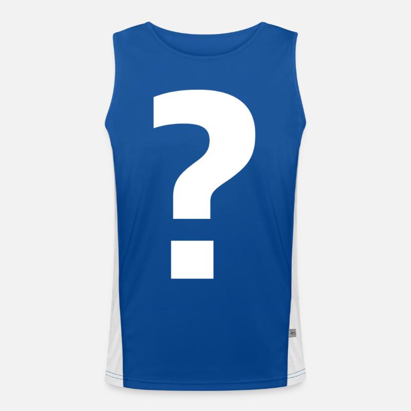 Point d’interrogation | curiosité élégante Débardeur respirant contrasté Homme 