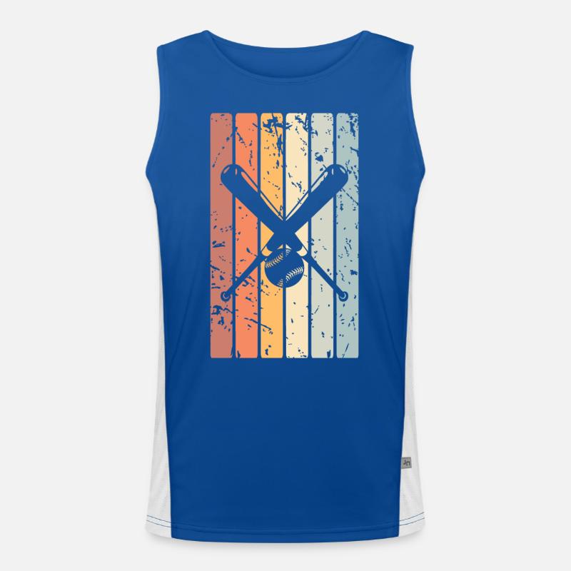 Baseball Funktionelles Kontrast-Tank Top für Männer 