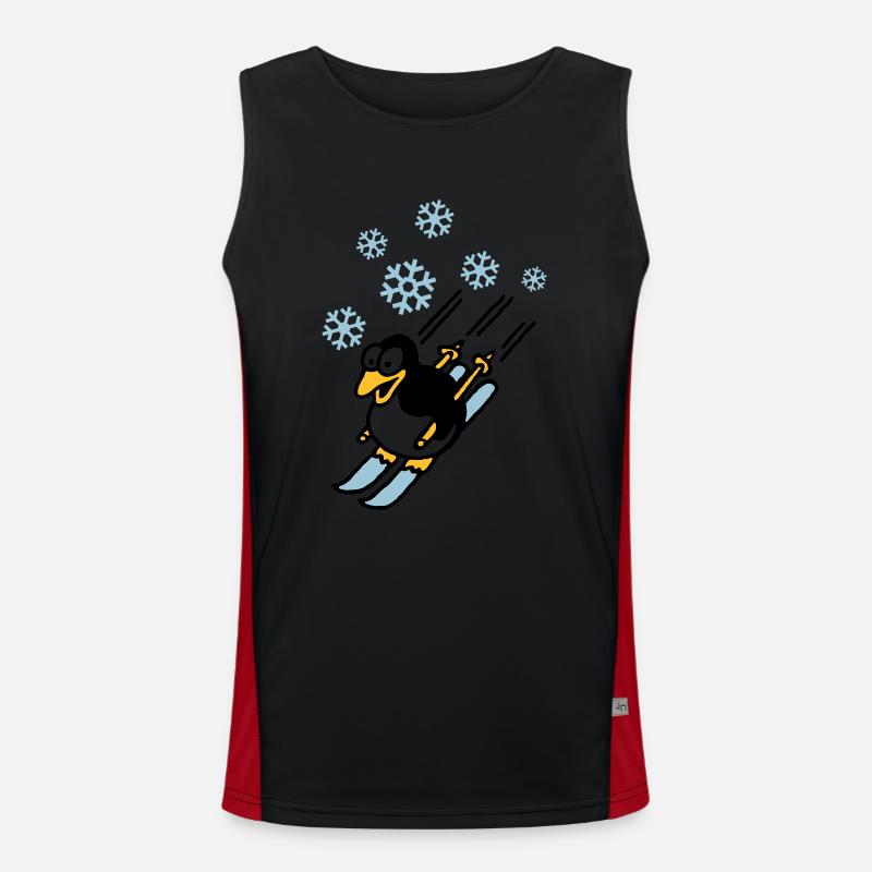 pinguin_ski_022011_d_3c Men's Functional Contrast Tank Top 