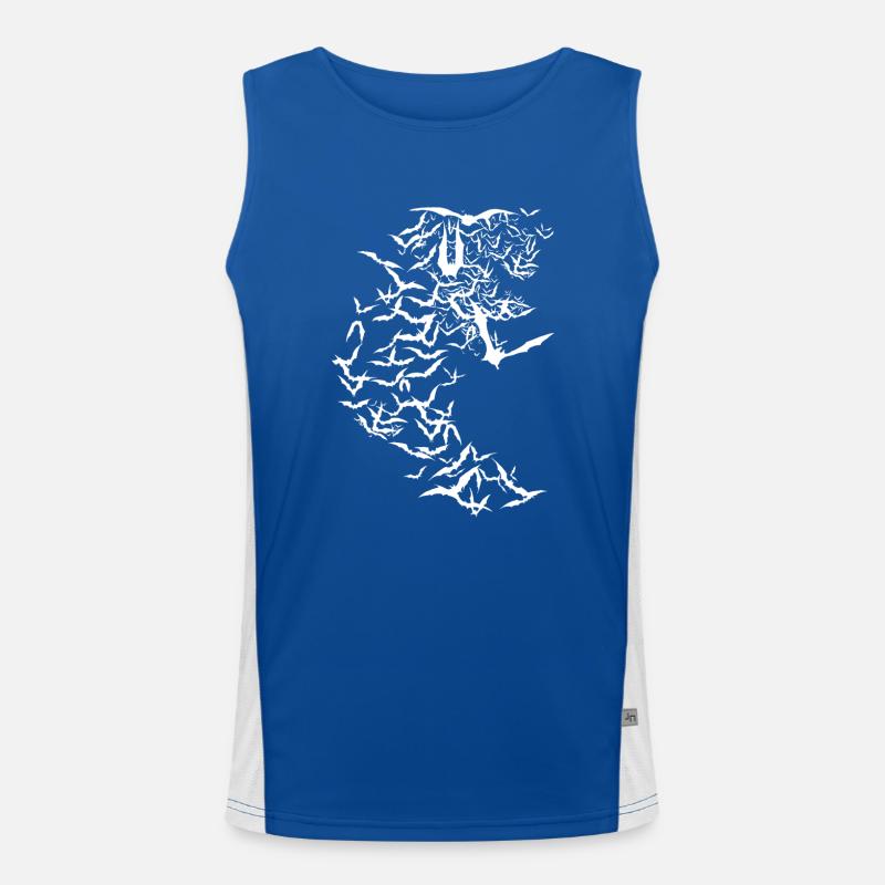 Fledermäuse Funktionelles Kontrast-Tank Top für Männer 