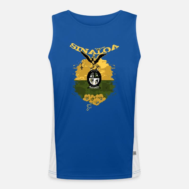 Sinaloa Mexico Men's Functional Contrast Tank Top 