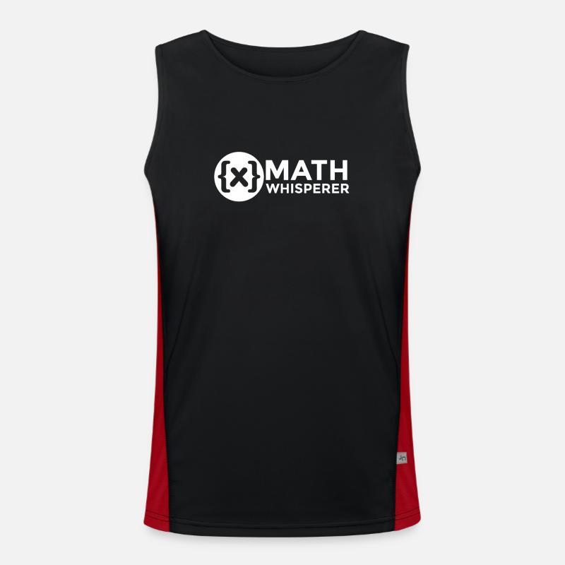 Mathe Flüsterer Funktionelles Kontrast-Tank Top für Männer 