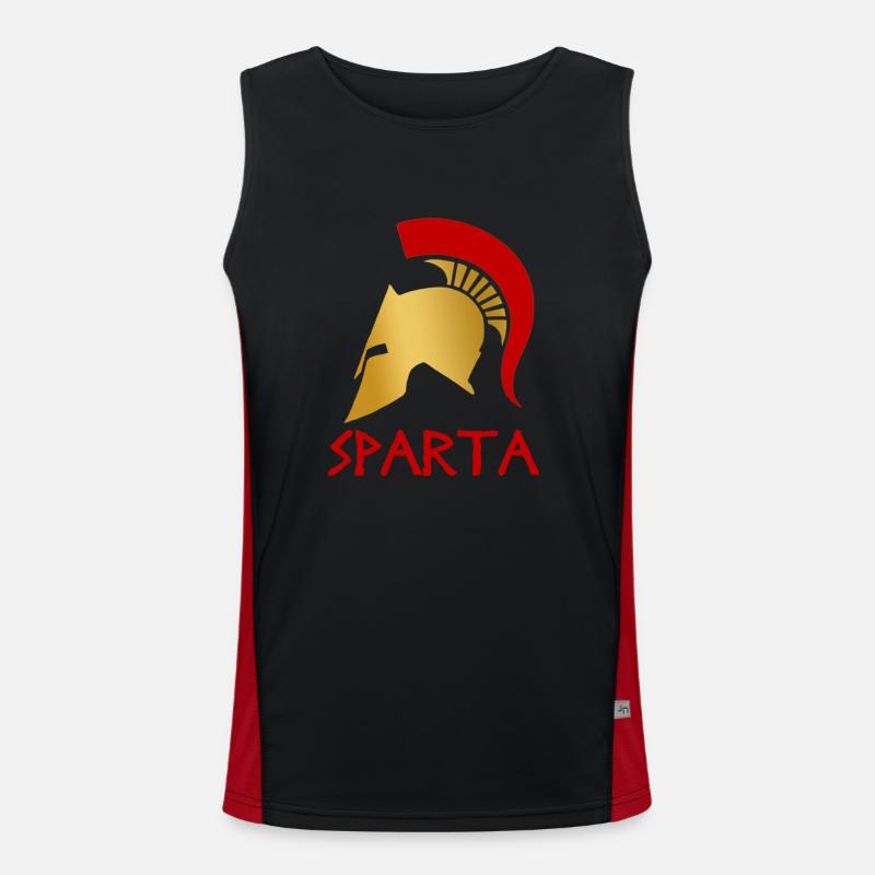 Sparta Funktionelles Kontrast-Tank Top für Männer 