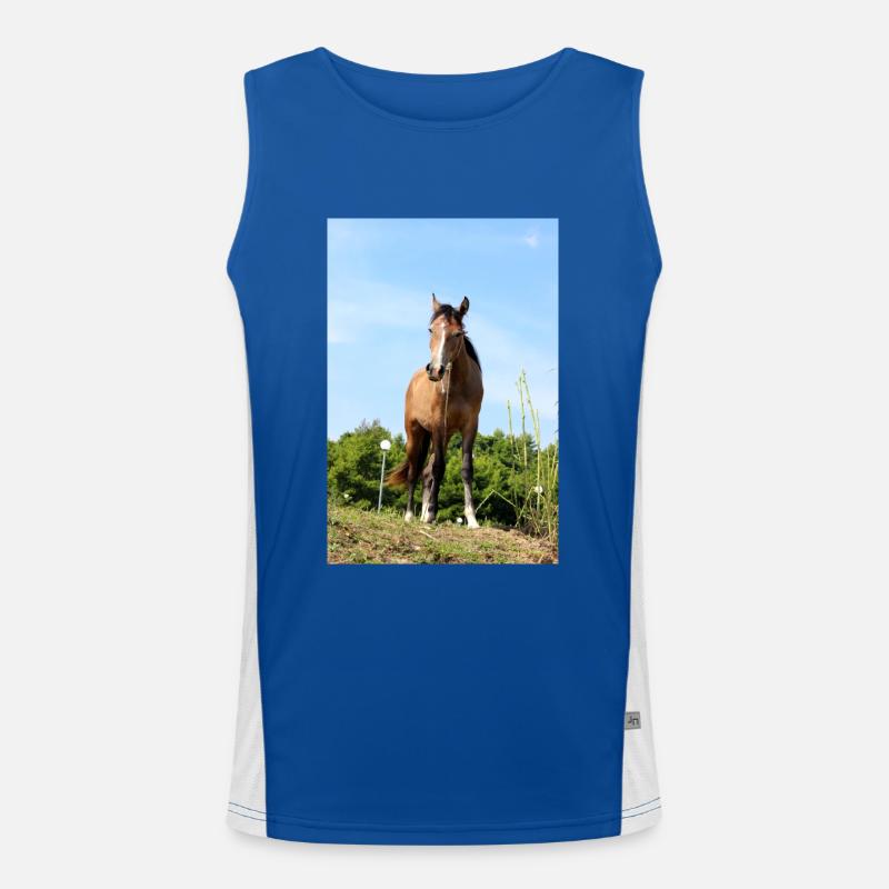 cheval Débardeur respirant contrasté Homme 