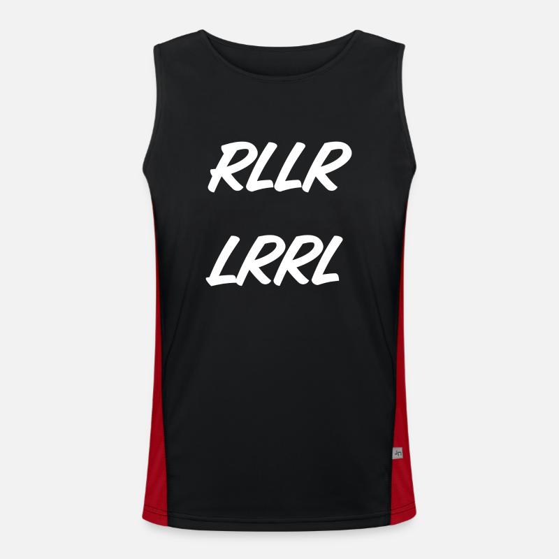 RLLR LRRL Funktionelles Kontrast-Tank Top für Männer 