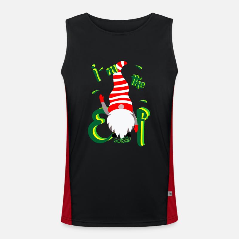 Elfe gnome effronté Débardeur respirant contrasté Homme 