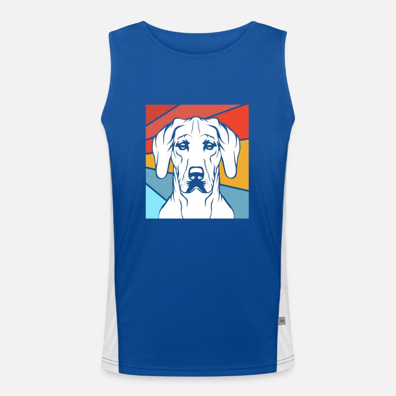 Rhodésian Ridgeback Débardeur respirant contrasté Homme 