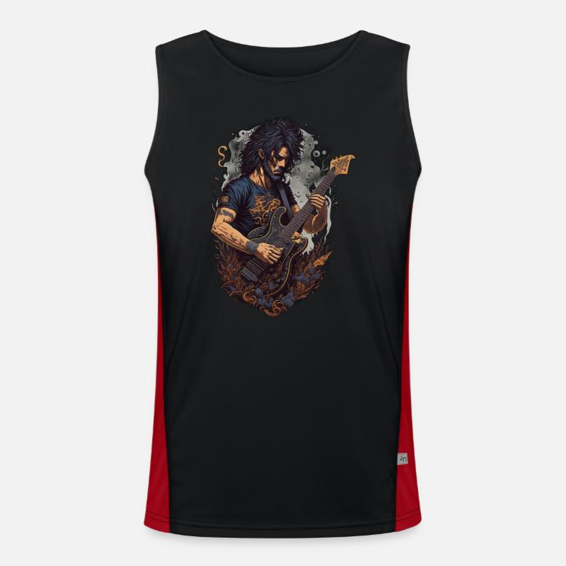 Umm guitarrista Funktionelles Kontrast-Tank Top für Männer 