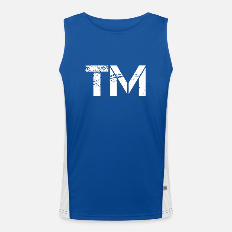 TM Gift Idea Marque de commerce Copyright Marque Débardeur respirant contrasté Homme 