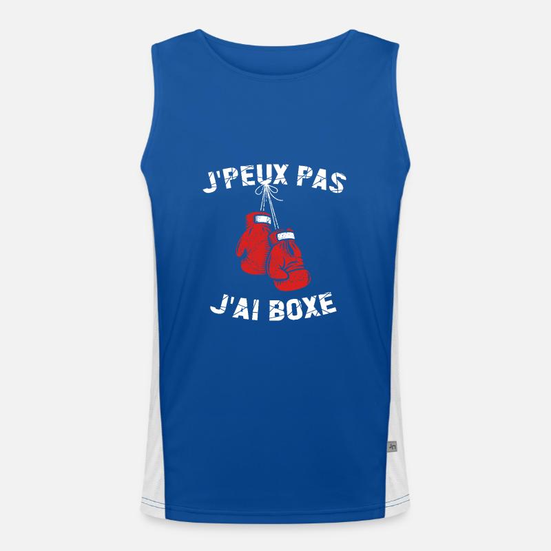 Boxer - Box Jersey - I Can't I Boxed Men's Functional Contrast Tank Top 