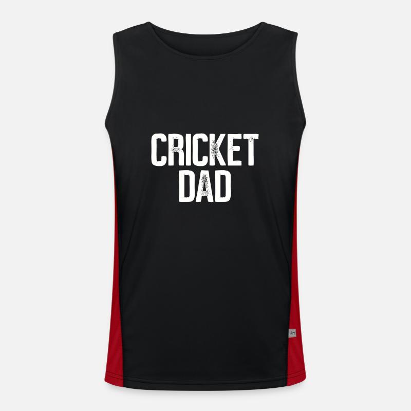 Papa de cricket Débardeur respirant contrasté Homme 