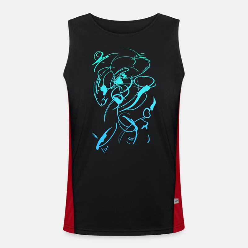 Abtakt Design Débardeur respirant contrasté Homme 