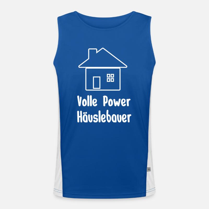 home builder Men's Functional Contrast Tank Top 