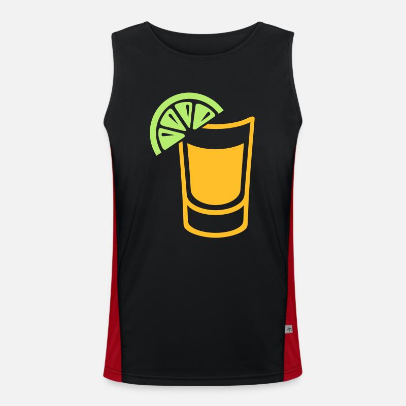 Tequila Men's Functional Contrast Tank Top 