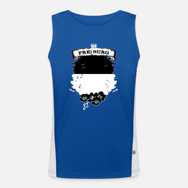 Freiburg Funktionelles Kontrast-Tank Top für Männer 