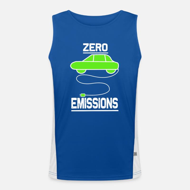 zero emissions Funktionelles Kontrast-Tank Top für Männer 