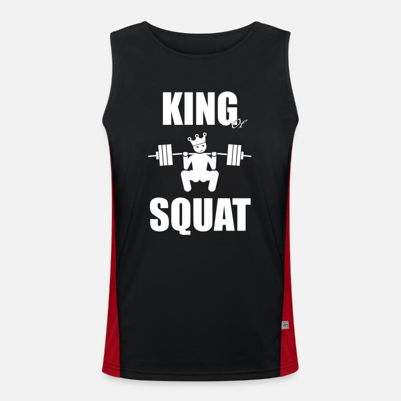 ROI DU SQUAT Débardeur respirant contrasté Homme 