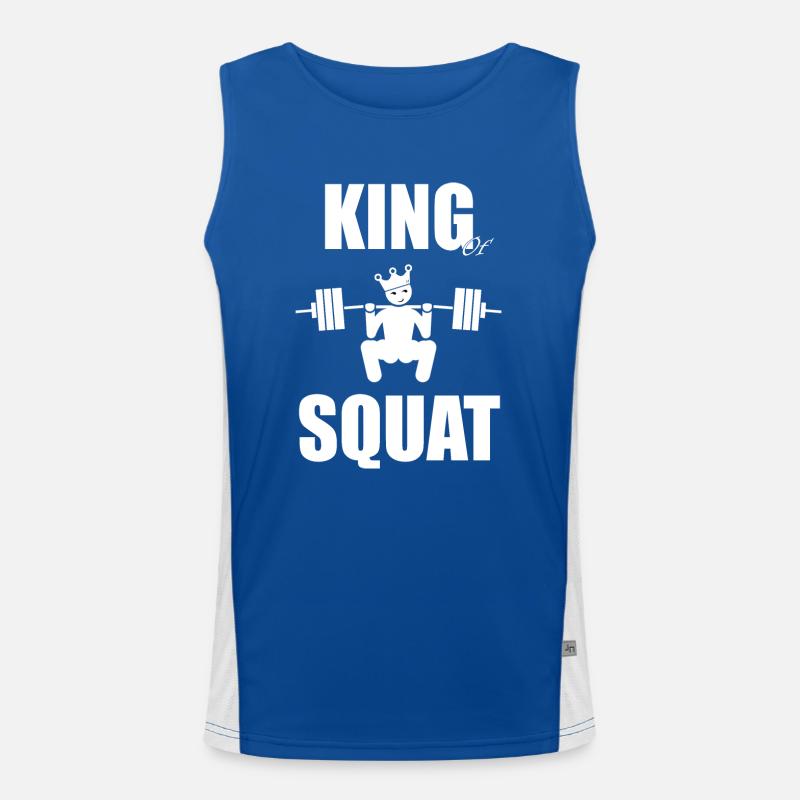 ROI DU SQUAT Débardeur respirant contrasté Homme 