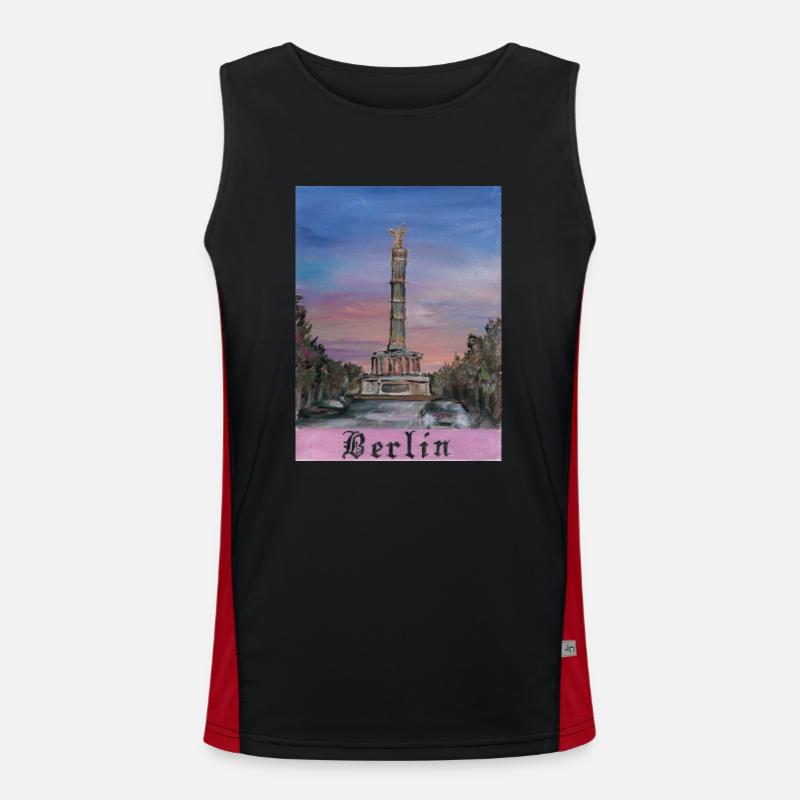 Triumphal column Men's Functional Contrast Tank Top 
