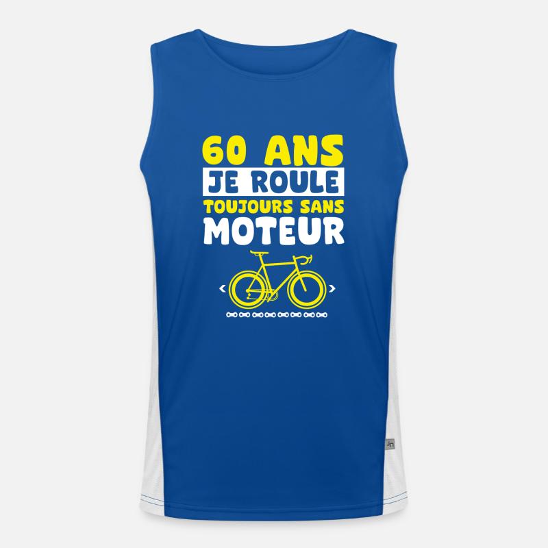 vélo 60 ans anniversaire Débardeur respirant contrasté Homme 