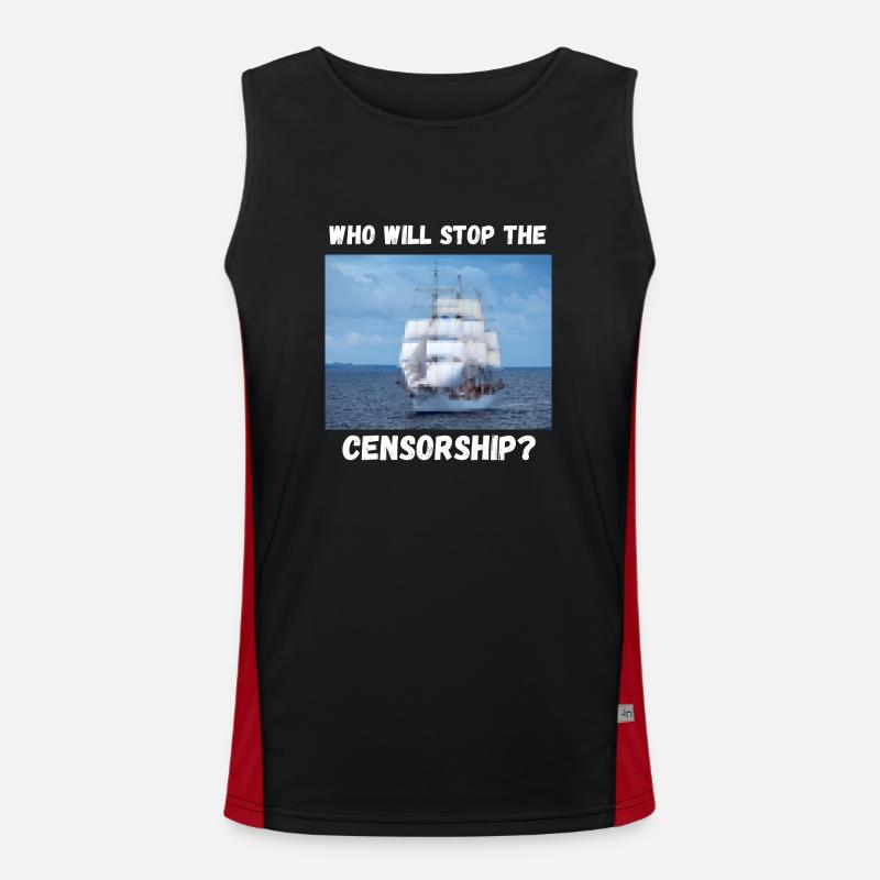 Censorship Men's Functional Contrast Tank Top 