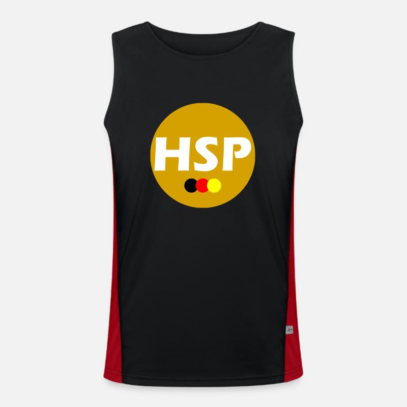 HSP Funktionelles Kontrast-Tank Top für Männer 