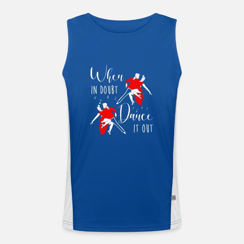 Danseuse de salsa Danseuse Débardeur respirant contrasté Homme 