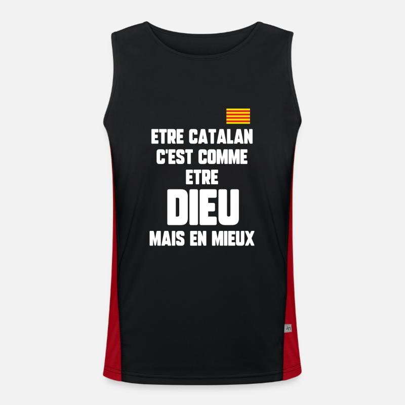 Catalan Débardeur respirant contrasté Homme 