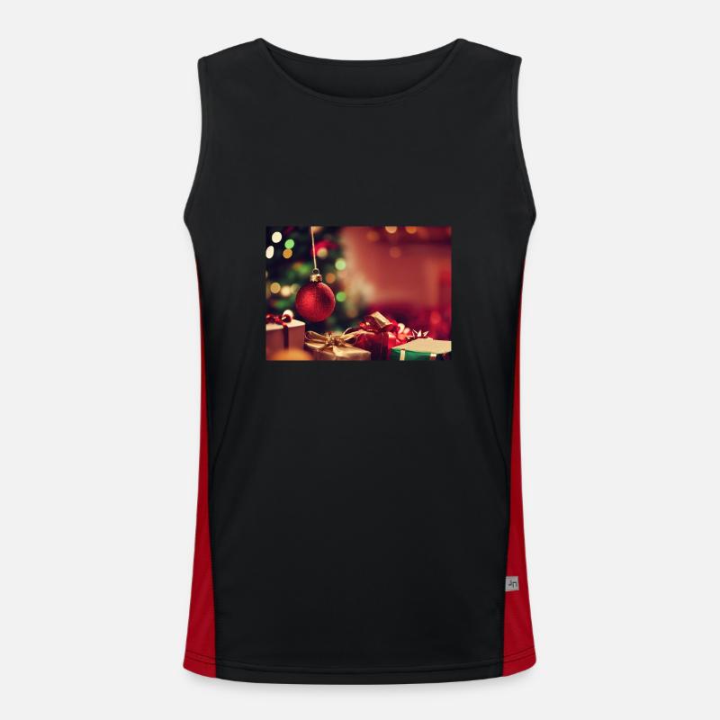 Weihnachten 27 Funktionelles Kontrast-Tank Top für Männer 