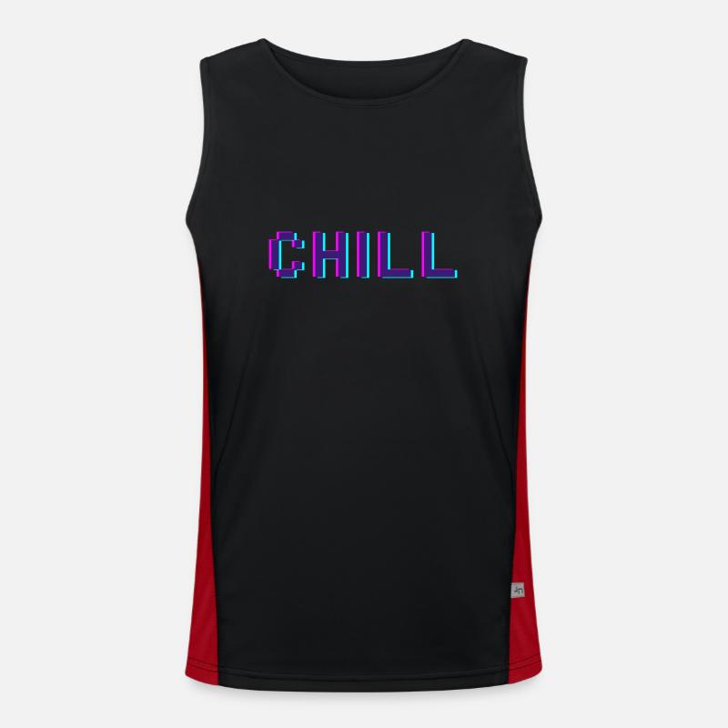 Chill Men's Functional Contrast Tank Top 
