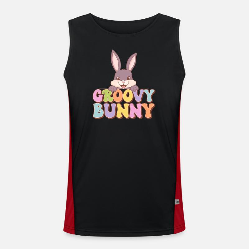 Lapin groovy Débardeur respirant contrasté Homme 