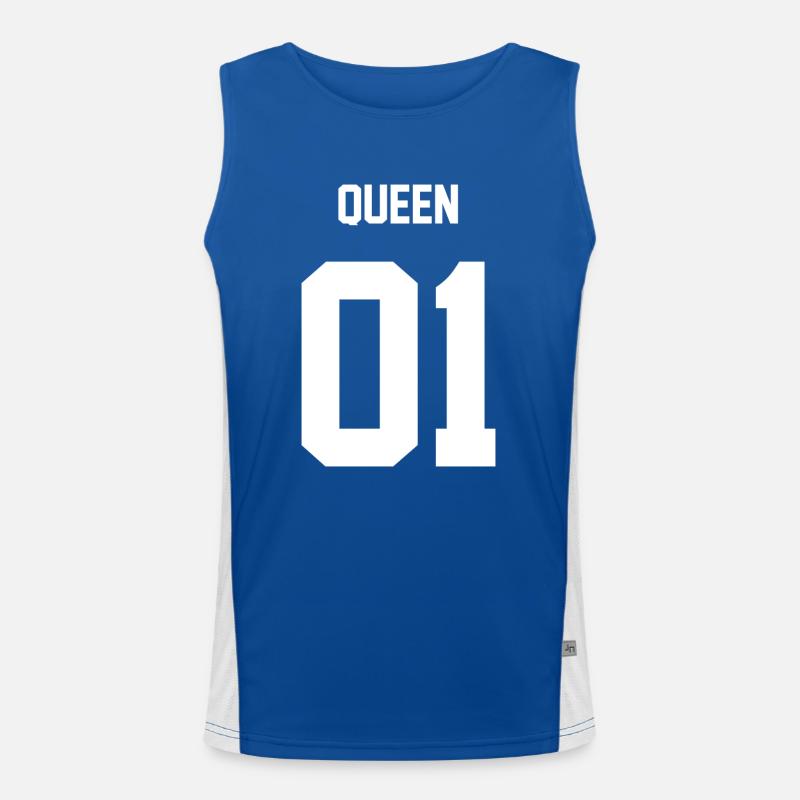 QUEEN Funktionelles Kontrast-Tank Top für Männer 