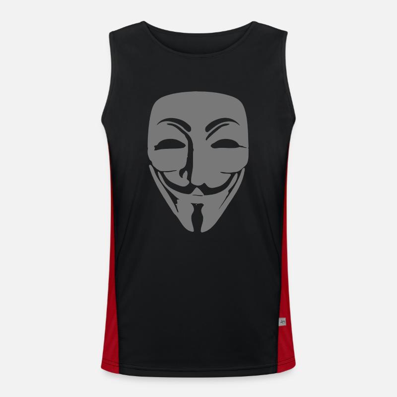 masque vectoriel Débardeur respirant contrasté Homme 