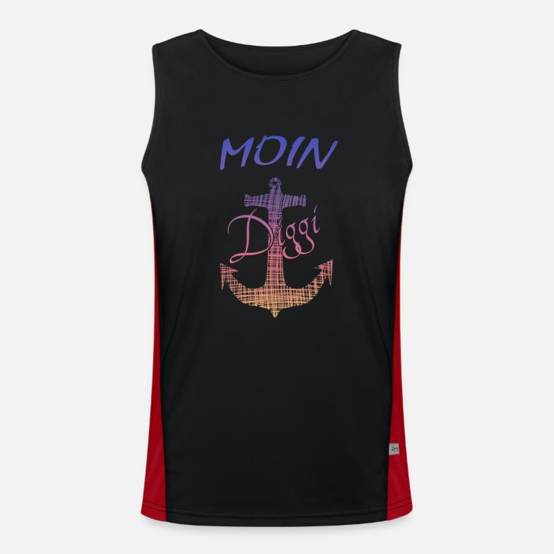 Anker Hamburg Diggi Funktionelles Kontrast-Tank Top für Männer 