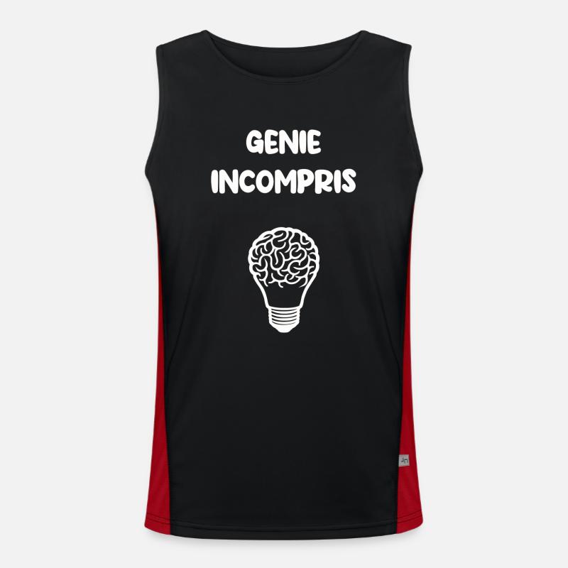 Misunderstood genius Men's Functional Contrast Tank Top 