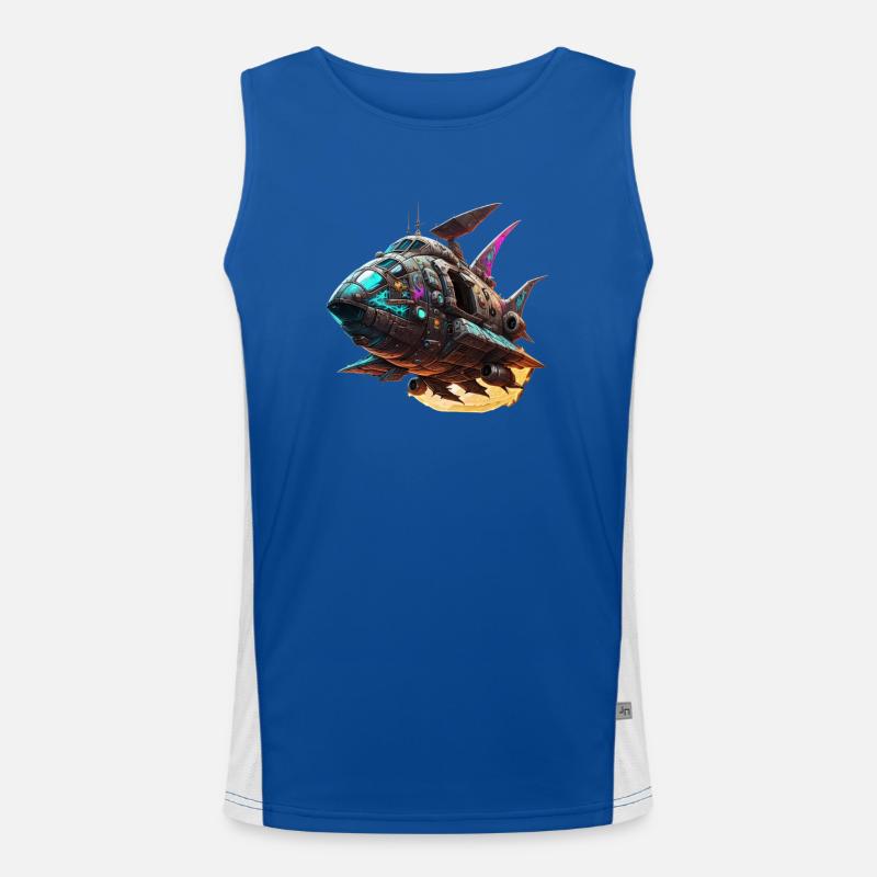 Spaceship Men's Functional Contrast Tank Top 