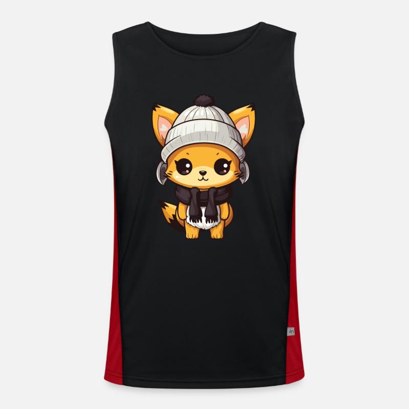 Fox Winter Comic Men's Functional Contrast Tank Top 