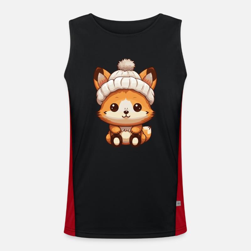 Fox Winter Comic Men's Functional Contrast Tank Top 