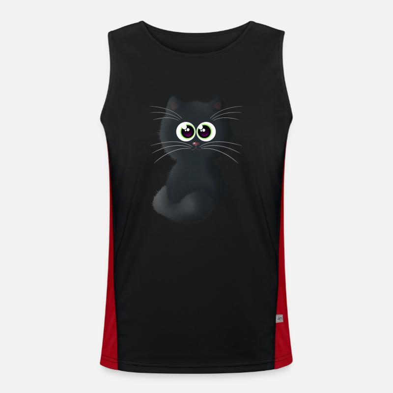 Cat Men's Functional Contrast Tank Top 
