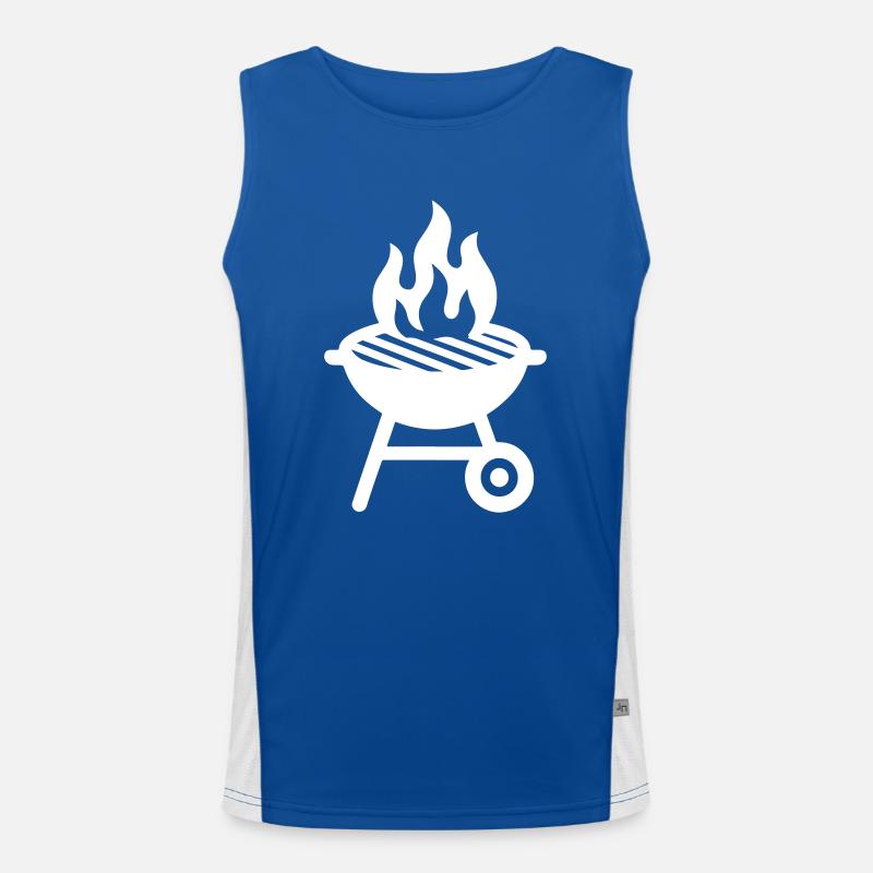 Icône du gril Débardeur respirant contrasté Homme 