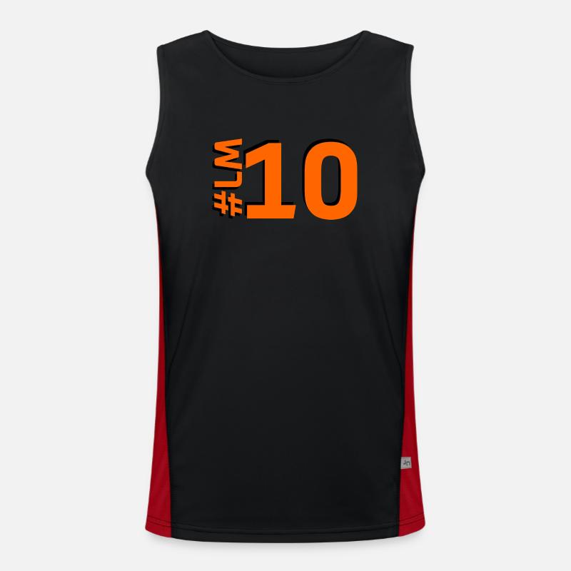 LM10-KARTON Funktionelles Kontrast-Tank Top für Männer 