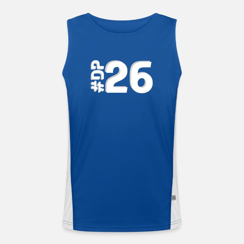 DP26-KARTON Funktionelles Kontrast-Tank Top für Männer 